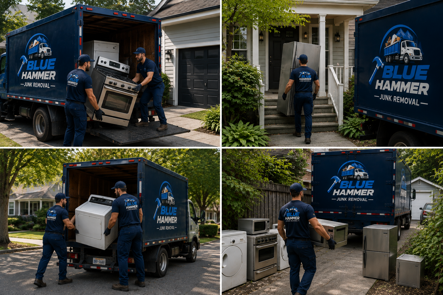 Blue Hammer appliance junk removal